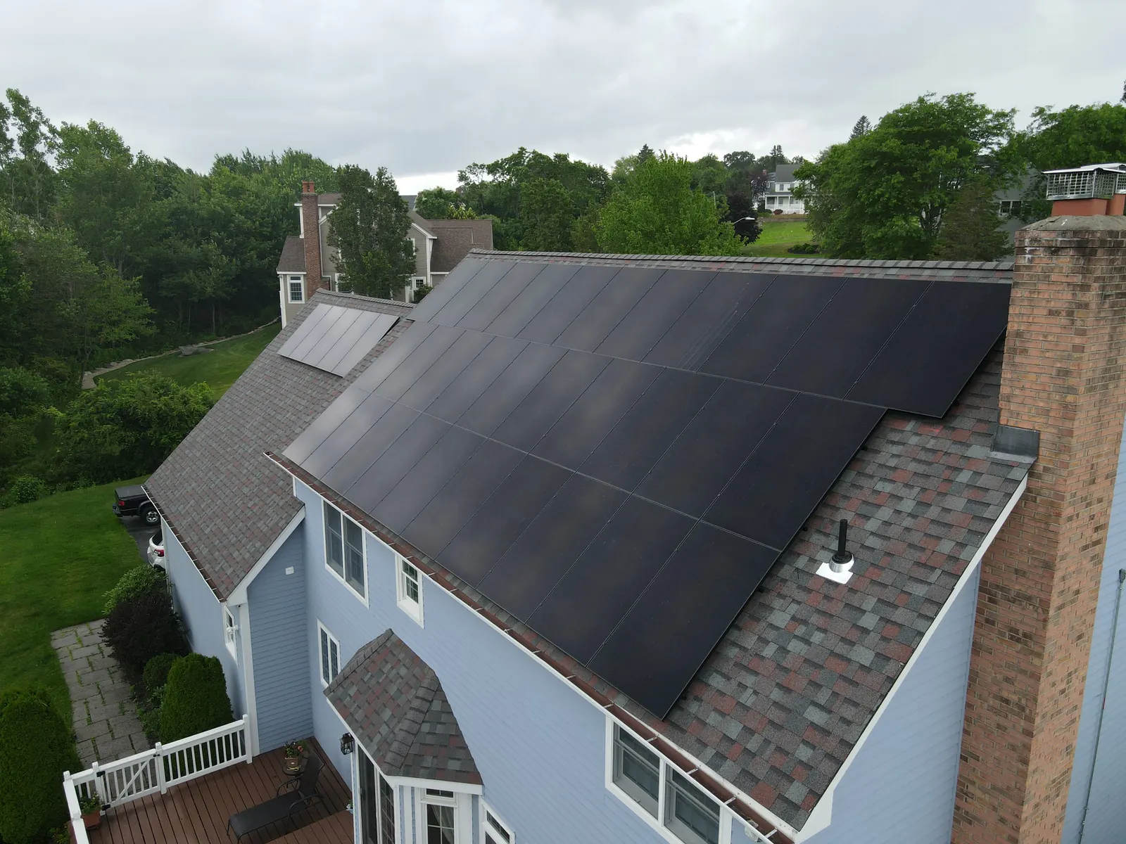 Solar installation, Farmington, CT by Premier Improvements